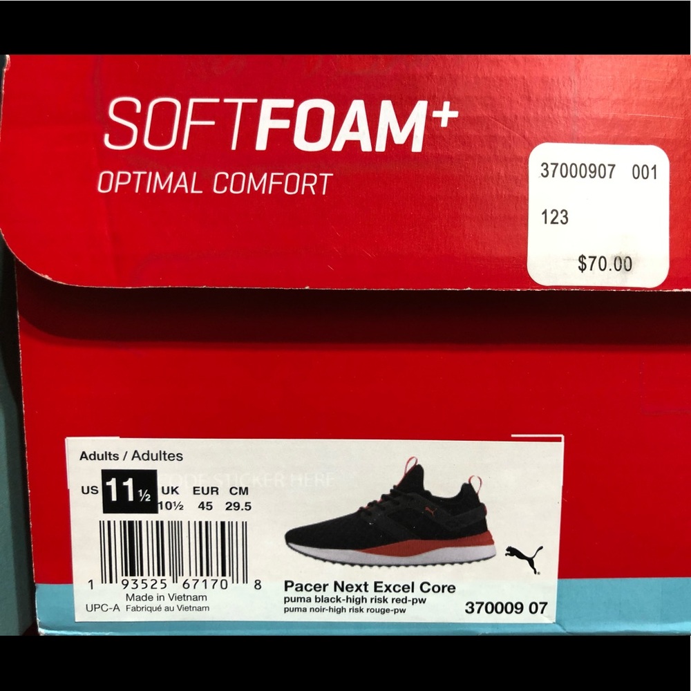 Puma Men's Pacer Next Excel Running Sneakers - Picture 10 of 14